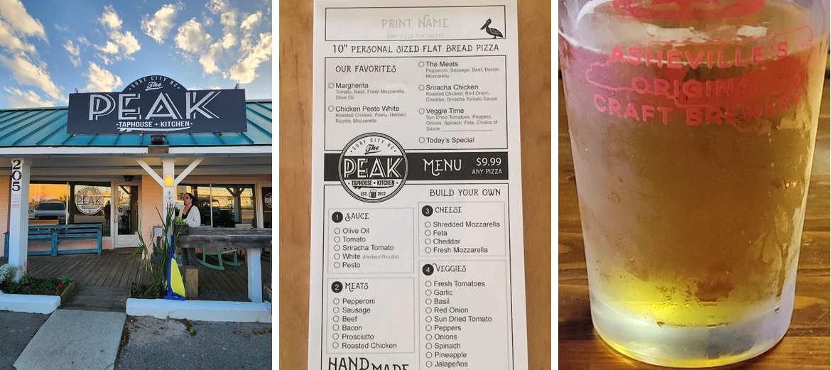 The Peak Taphouse and Kitchen Menu